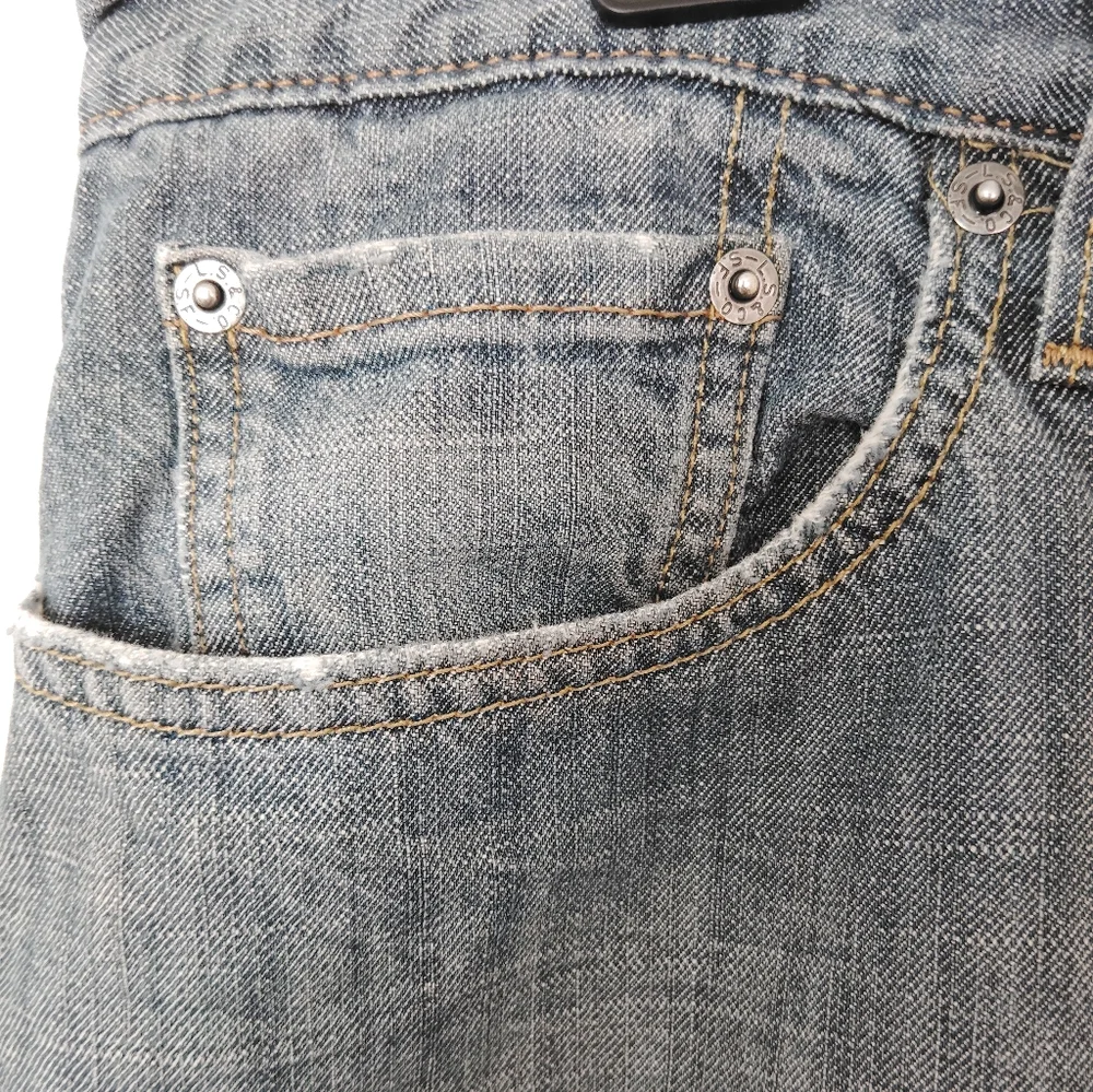 Levi's 514 Slim Straight Denim Blue Jeans Sz 34‎
